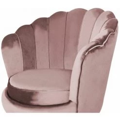 Paris Prix - Fauteuil Pivotant Design "jhoua" 80cm Rose 11 Paris Prix - Fauteuil Pivotant Design "jhoua" 80cm Rose -Pas Cher Fauteuil Magasin 34698586 5