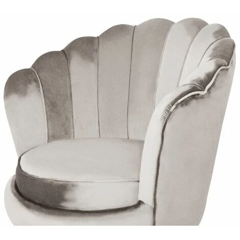 Paris Prix - Fauteuil Pivotant Design "jhoua" 80cm Taupe 6 Paris Prix - Fauteuil Pivotant Design "jhoua" 80cm Taupe – Image 4