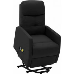ASUPERMALL Fauteuil Inclinable De Massage Noir Tissu