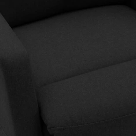 ASUPERMALL Fauteuil Inclinable De Massage Noir Tissu 4 ASUPERMALL Fauteuil Inclinable De Massage Noir Tissu – Image 2