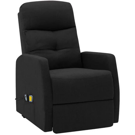 ASUPERMALL Fauteuil Inclinable De Massage Noir Tissu 5 ASUPERMALL Fauteuil Inclinable De Massage Noir Tissu – Image 3