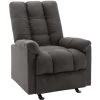ASUPERMALL Fauteuil Inclinable Gris Fonce Tissu 2 ASUPERMALL Fauteuil Inclinable Gris Fonce Tissu -Pas Cher Fauteuil Magasin 34966701 1