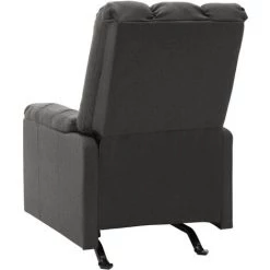 ASUPERMALL Fauteuil Inclinable Gris Fonce Tissu -Pas Cher Fauteuil Magasin 34966701 4