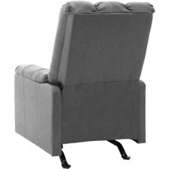 ASUPERMALL Fauteuil De Massage Inclinable Gris Clair Tissu 10 ASUPERMALL Fauteuil De Massage Inclinable Gris Clair Tissu -Pas Cher Fauteuil Magasin 34966714 4