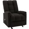 ASUPERMALL Fauteuil De Massage Inclinable Noir Tissu -Pas Cher Fauteuil Magasin 34966727 1