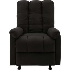 ASUPERMALL Fauteuil De Massage Inclinable Noir Tissu -Pas Cher Fauteuil Magasin 34966727 3
