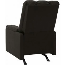 ASUPERMALL Fauteuil De Massage Inclinable Noir Tissu -Pas Cher Fauteuil Magasin 34966727 4