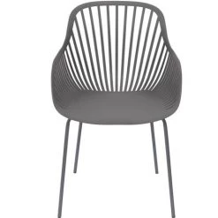 THE HOME DECO FACTORY Fauteuil Outdoor Ibiza Gris Home Deco Factory -Pas Cher Fauteuil Magasin 35000633 4