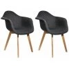 Paris Prix - Lot De 2 Fauteuils Design "maille" 84cm Noir 1 Paris Prix - Lot De 2 Fauteuils Design "maille" 84cm Noir -Pas Cher Fauteuil Magasin 35027330 1