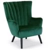 Paris Prix - Fauteuil Scandinave Velours "velvet" 94cm Vert