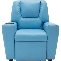 Fauteuil Inclinable Pour Enfants Similicuir Bleu VidaXL 9 Fauteuil Inclinable Pour Enfants Similicuir Bleu VidaXL -Pas Cher Fauteuil Magasin 35814269 3