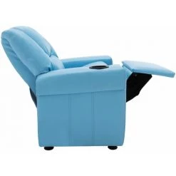 Fauteuil Inclinable Pour Enfants Similicuir Bleu VidaXL 11 Fauteuil Inclinable Pour Enfants Similicuir Bleu VidaXL -Pas Cher Fauteuil Magasin 35814269 5
