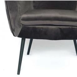 MEUBLER DESIGN Fauteuil En Velours Design Zola - Noir, Velours, Style Art Déco, 69 X 68 X 90 Cm 10 MEUBLER DESIGN Fauteuil En Velours Design Zola - Noir, Velours, Style Art Déco, 69 X 68 X 90 Cm -Pas Cher Fauteuil Magasin 36046510 4