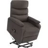 TRUE DEAL Fauteuil Inclinable De Massage Taupe Tissu 2 TRUE DEAL Fauteuil Inclinable De Massage Taupe Tissu -Pas Cher Fauteuil Magasin 36209119 1