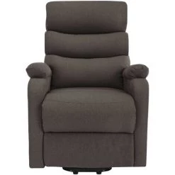 TRUE DEAL Fauteuil Inclinable De Massage Taupe Tissu -Pas Cher Fauteuil Magasin 36209119 3