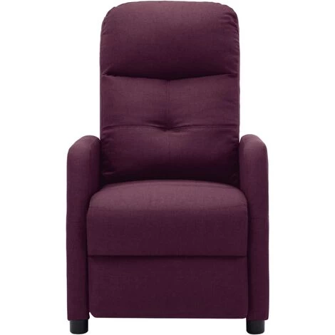 Fauteuil Inclinable électrique Tissu Violet VidaXL 4 Fauteuil Inclinable électrique Tissu Violet VidaXL – Image 2