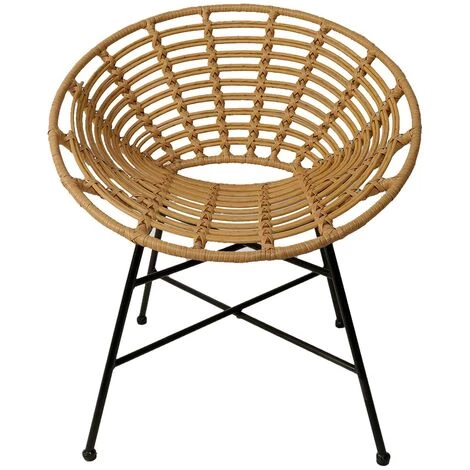 LÚZETE - FAUTEUIL EN ROTIN VOLCANO - Naturel 4 LÚZETE - FAUTEUIL EN ROTIN VOLCANO - Naturel – Image 2