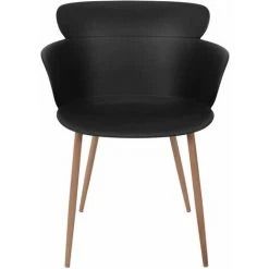 ALTOBUY MALYA - Lot De 4 Fauteuils Scandinaves Noirs - Noir 10 ALTOBUY MALYA - Lot De 4 Fauteuils Scandinaves Noirs - Noir -Pas Cher Fauteuil Magasin 36686829 4