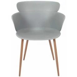 ALTOBUY MALYA - Lot De 6 Fauteuils Scandinaves Gris - Gris 10 ALTOBUY MALYA - Lot De 6 Fauteuils Scandinaves Gris - Gris -Pas Cher Fauteuil Magasin 36686870 4