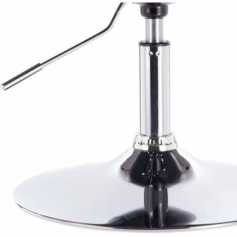 HELLOSHOP26 Fauteuil Chaise Lounge En Simili Cuir Noir - Noir 6 HELLOSHOP26 Fauteuil Chaise Lounge En Simili Cuir Noir - Noir – Image 4