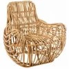 Paris Prix - Fauteuil En Rotin Design "ana" 100cm Naturel -Pas Cher Fauteuil Magasin 36741403 1