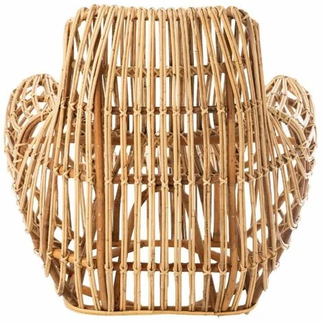 Paris Prix - Fauteuil En Rotin Design "ana" 100cm Naturel 6 Paris Prix - Fauteuil En Rotin Design "ana" 100cm Naturel – Image 4