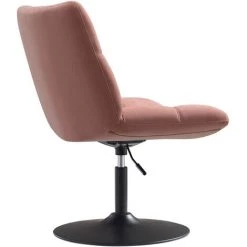 IVOL Fauteuil Design Lille - Velours Vieux Rose -Pas Cher Fauteuil Magasin 36750283 4