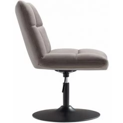 IVOL Fauteuil Design Lille - Velours Taupe 8 IVOL Fauteuil Design Lille - Velours Taupe -Pas Cher Fauteuil Magasin 36750317 3