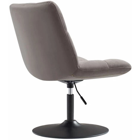 IVOL Fauteuil Design Lille - Velours Taupe 6 IVOL Fauteuil Design Lille - Velours Taupe â Image 4