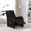 TRUE DEAL Fauteuil Inclinable De Massage Marron Foncé Tissu -Pas Cher Fauteuil Magasin 36774702 1