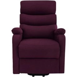 TRUE DEAL Fauteuil Inclinable De Massage Violet Tissu 9 TRUE DEAL Fauteuil Inclinable De Massage Violet Tissu -Pas Cher Fauteuil Magasin 36774719 3