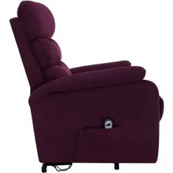 TRUE DEAL Fauteuil Inclinable De Massage Violet Tissu 10 TRUE DEAL Fauteuil Inclinable De Massage Violet Tissu -Pas Cher Fauteuil Magasin 36774719 4