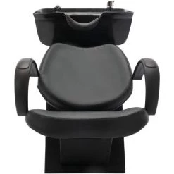 VidaXL Chaise De Salon Avec Lavabo Noir Similicuir - Noir -Pas Cher Fauteuil Magasin 36779045 2