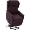Fauteuil Inclinable Tissu Violet VidaXL