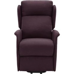 Fauteuil Inclinable Tissu Violet VidaXL -Pas Cher Fauteuil Magasin 36783489 4