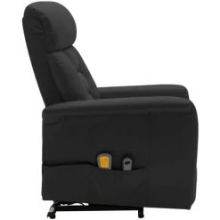 Fauteuil Inclinable De Massage Similicuir Noir VidaXL -Pas Cher Fauteuil Magasin 36851528 4