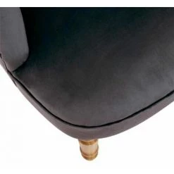 ATMOSPHERA, CRATEUR D'INTRIEUR Lot De 2 Fauteuils En Velours "Crapaud" 72cm Gris -Pas Cher Fauteuil Magasin 36890506 4