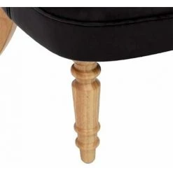 ATMOSPHERA, CRATEUR D'INTRIEUR Lot De 2 Fauteuils En Velours "Crapaud" 72cm Noir 11 ATMOSPHERA, CRATEUR D'INTRIEUR Lot De 2 Fauteuils En Velours "Crapaud" 72cm Noir -Pas Cher Fauteuil Magasin 36892363 5