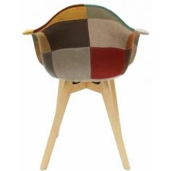 Paris Prix - Lot De 2 Fauteuils "patchwork Louisiane" 86cm Multicolore -Pas Cher Fauteuil Magasin 37041992 3