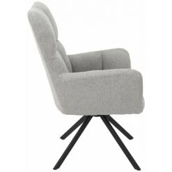 Paris Prix - Fauteuil Design Pivotant "washington" 88cm Gris 9 Paris Prix - Fauteuil Design Pivotant "washington" 88cm Gris -Pas Cher Fauteuil Magasin 37259300 3