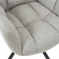 Paris Prix - Fauteuil Design Pivotant "washington" 88cm Gris 11 Paris Prix - Fauteuil Design Pivotant "washington" 88cm Gris -Pas Cher Fauteuil Magasin 37259300 5