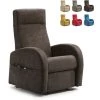 LE ROI DU RELAX Fauteuil Relax Avec Lève-personne Appui-tête Réglable 2 Moteurs Matilde | Couleur: Marron -Pas Cher Fauteuil Magasin 37765788 1