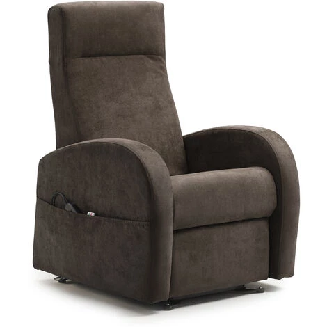 LE ROI DU RELAX Fauteuil Relax Avec Lève-personne Appui-tête Réglable 2 Moteurs Matilde | Couleur: Marron 6 LE ROI DU RELAX Fauteuil Relax Avec Lève-personne Appui-tête Réglable 2 Moteurs Matilde | Couleur: Marron – Image 4