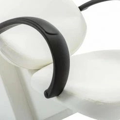VidaXL Chaise De Salon Avec Lavabo Blanc Similicuir - Blanc -Pas Cher Fauteuil Magasin 38401702 5