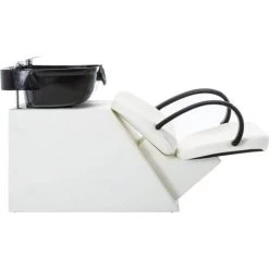 VidaXL Chaise De Salon Avec Lavabo Noir Et Blanc Similicuir - Multicolore -Pas Cher Fauteuil Magasin 38401704 3