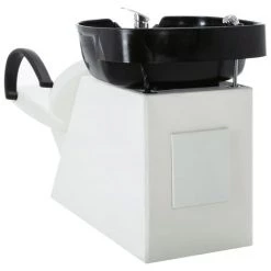 VidaXL Chaise De Salon Avec Lavabo Noir Et Blanc Similicuir - Multicolore -Pas Cher Fauteuil Magasin 38401704 4