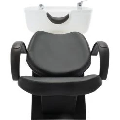 VidaXL Chaise De Salon Avec Lavabo Noir Et Blanc Similicuir - Multicolore 8 VidaXL Chaise De Salon Avec Lavabo Noir Et Blanc Similicuir - Multicolore -Pas Cher Fauteuil Magasin 38401706 2