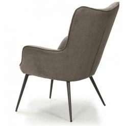 ALTOBUY HANSEL - Fauteuil Pieds Métal Noir Et Tissu Pierre - Gris 7 ALTOBUY HANSEL - Fauteuil Pieds Métal Noir Et Tissu Pierre - Gris -Pas Cher Fauteuil Magasin 39437395 3