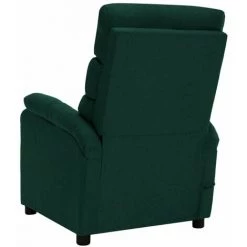 HAPPYSHOPPING Fauteuil Inclinable Electrique De Massage Vert Fonce Tissu 10 HAPPYSHOPPING Fauteuil Inclinable Electrique De Massage Vert Fonce Tissu -Pas Cher Fauteuil Magasin 39441740 4