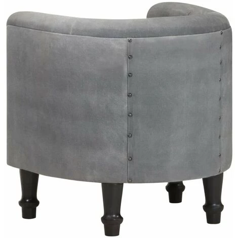 HAPPYSHOPPING Fauteuil Noir Cuir Veritable Et Bois De Manguier Massif 7 HAPPYSHOPPING Fauteuil Noir Cuir Veritable Et Bois De Manguier Massif – Image 5